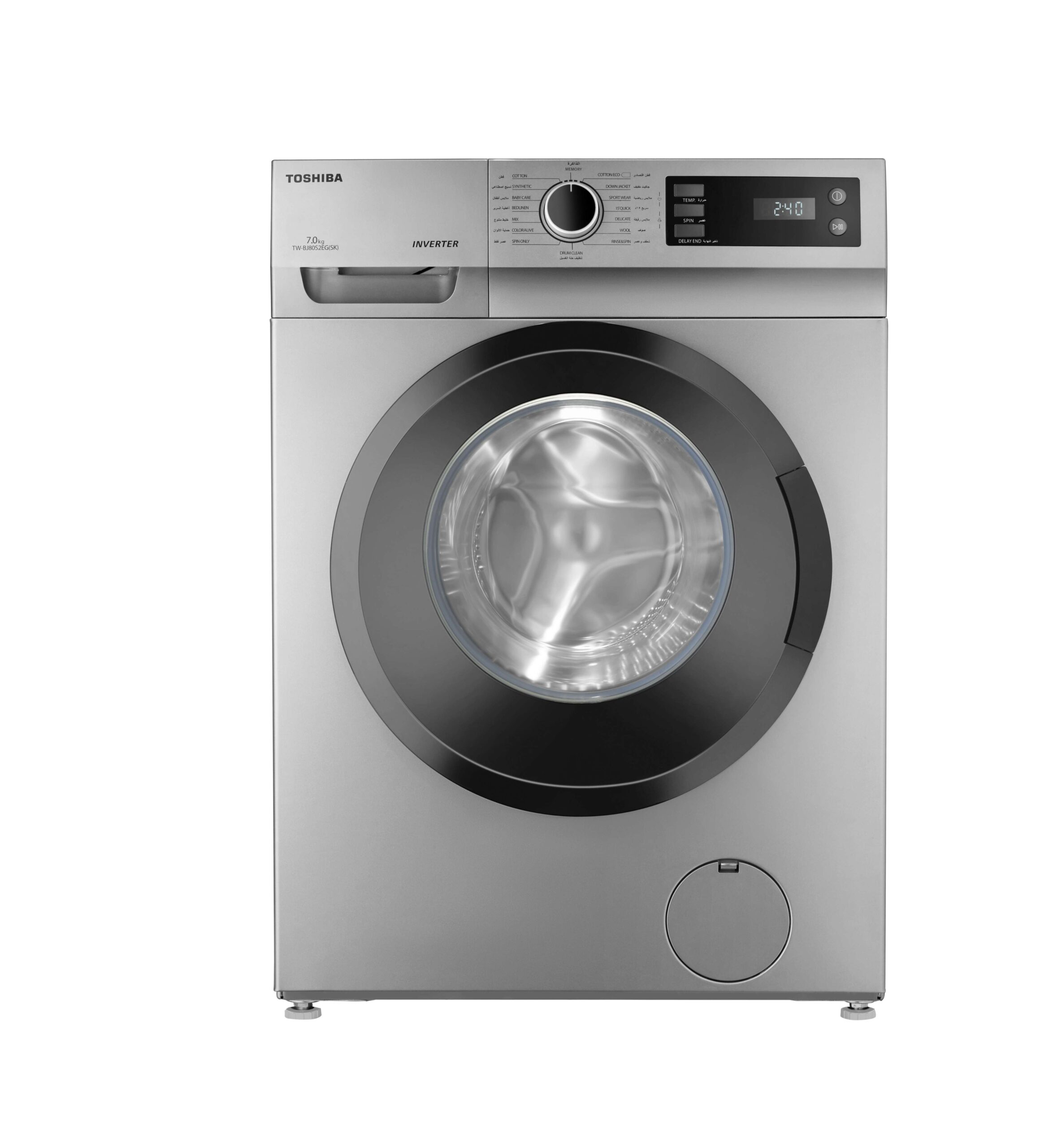 TOSHIBA Washing Machine,TW-BJ90M4EG(SS) - 8 KG - MIX TRADE